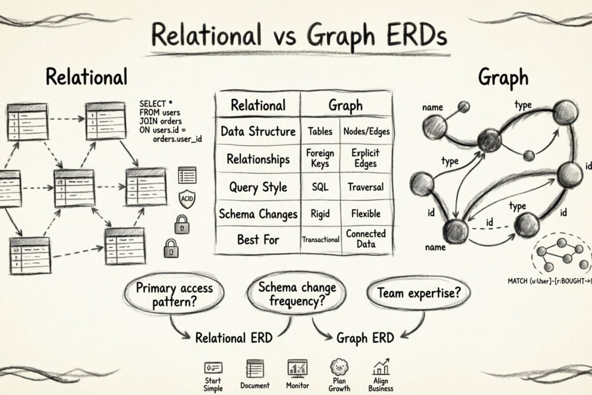 Comparison of Relational vs. Graph-Based Entity Relationship Diagram Approaches for Modern Apps Comparison of Relational vs. Graph-Based Entity Relationship Diagram Approaches for Modern Apps